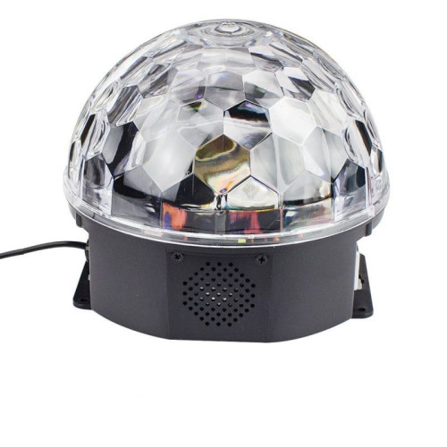 Glob disco cu lumini LED RBG, bluetooth, USB si telecomanda IR