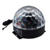 Glob disco cu lumini LED RBG, USB si telecomanda IR