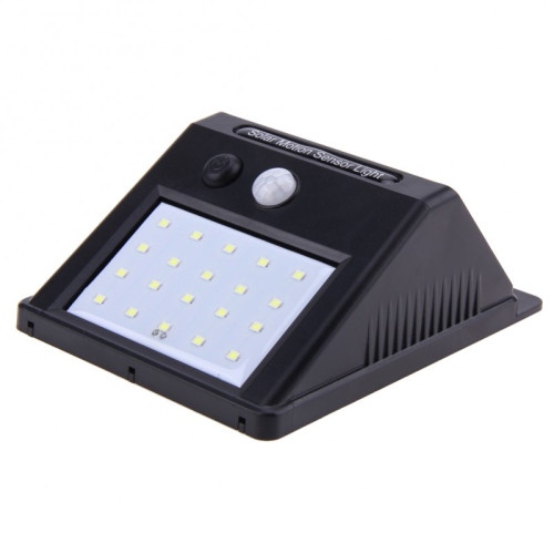 Proiector de perete cu incarcare solara 20 LED-uri si senzor de miscare