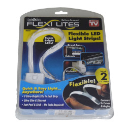 Set 2 benzi LED autoadezive pentru decor Flexi Lites