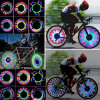 Lumini spite bicicleta, LED multicolorcu modu de iluminare, senzor lumina si miscare