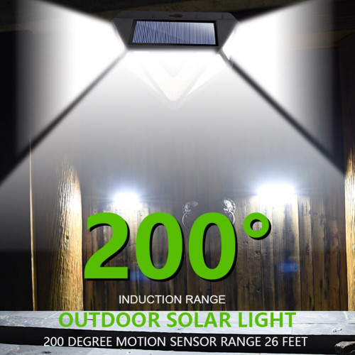 Lampa solara 166 LED-uri cu panou solar si senzor de miscare