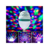 Bec rotativ disco cu LED 3W, Full color mini party