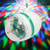 Bec rotativ disco cu LED 3W, Full color mini party