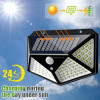 Lampa solara de perete cu 4 fete, senzor de miscare, 114 LED-uri, SH-114
