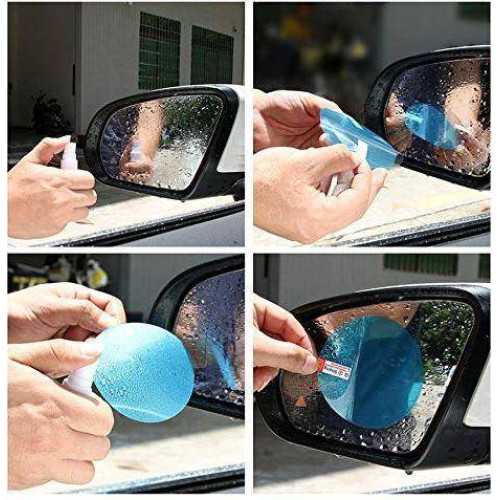 Set 2 folii protectie pentru oglinzi auto anti-ceata/anti-aburire