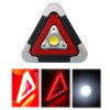 Triunghi luminos pentru semnalizare urgente, LED COB 10W, incarcare solara